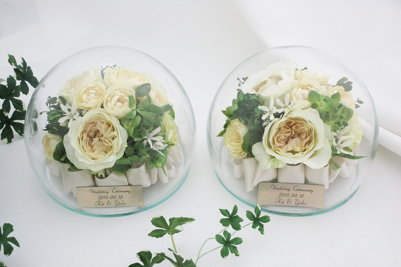 ピュア2個セット « ブーケ 花束の保存専門店 シンフラワー ウエディングブーケやプロポーズの花束の保存加工 フラワー工房 Xing Flower