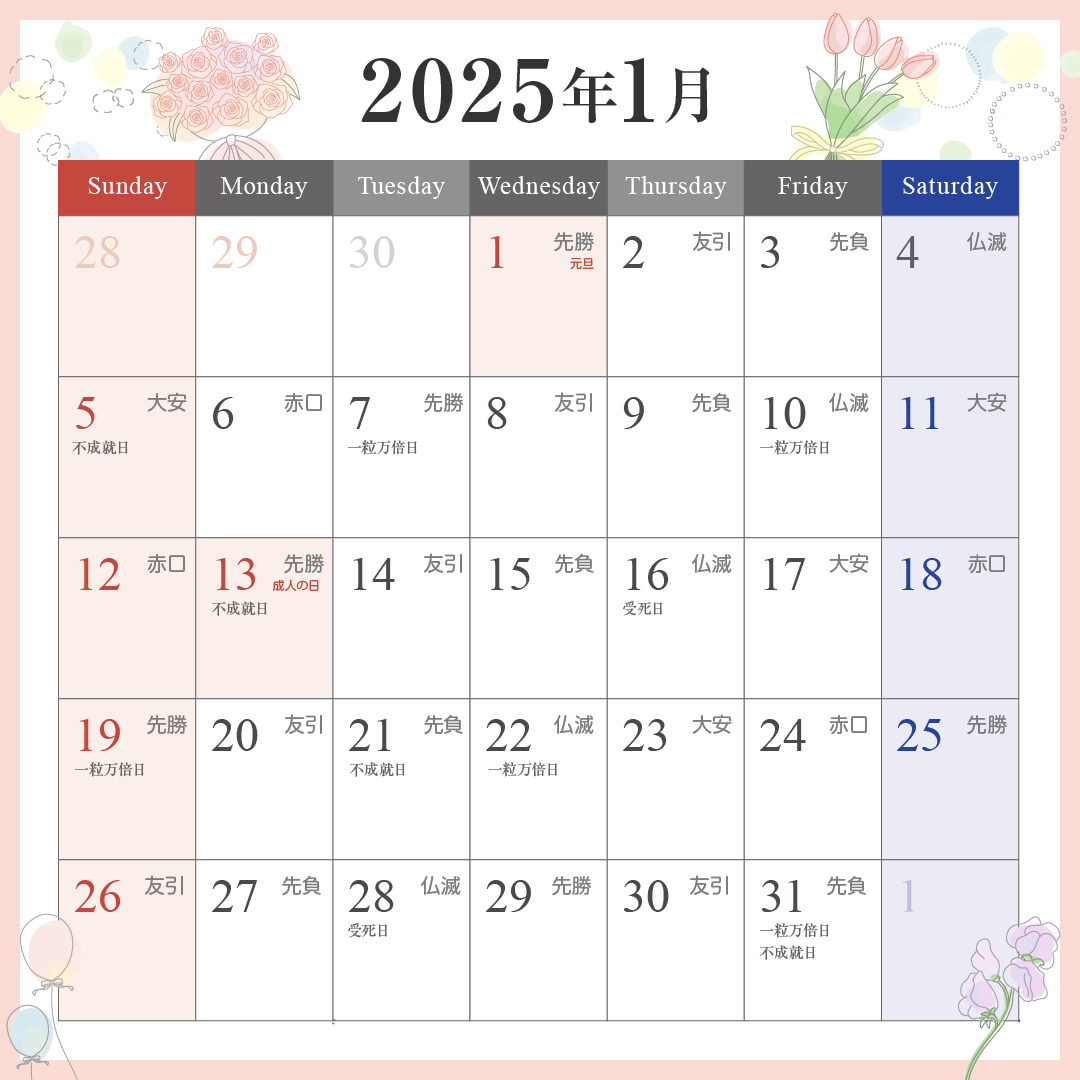 1月